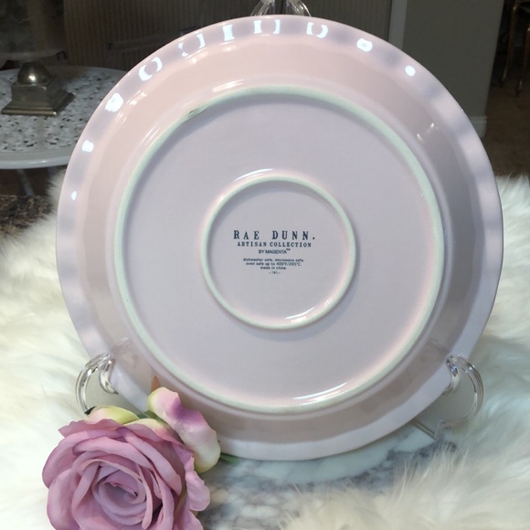 New Rae Dunn Pie Plate & 4 Dessert Plates - Picture 8 of 8